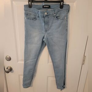 Express light was with tie ankle accent size 10